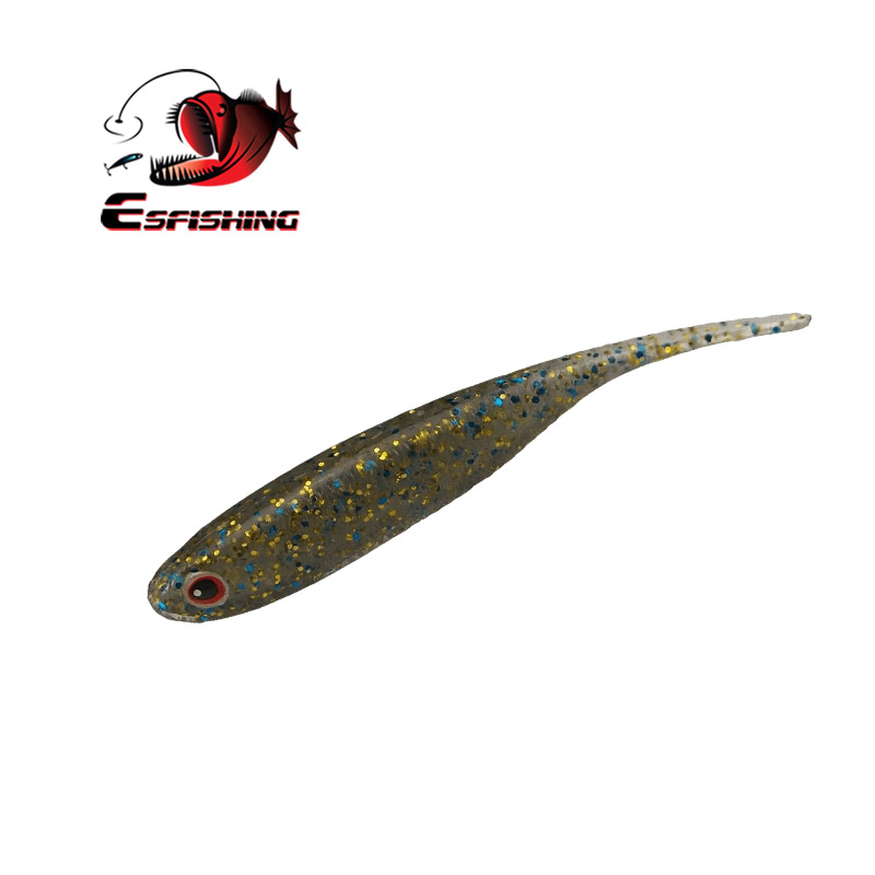 Fishing Lure Soft Plastic - Esfishing i shad brilhante 10 pçs