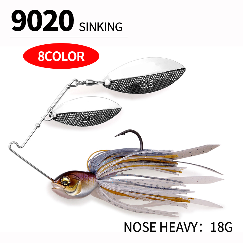18g isca giratória de pesca fi - Fishing Lure Swimbait avaliação e preço
