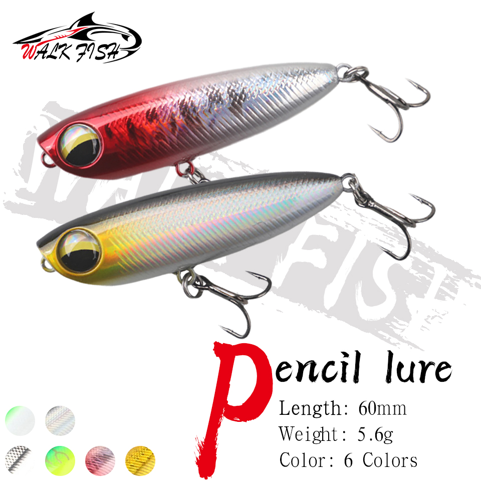 WALK FISH 1 Peça 6cm 5.6g Isca - Fishing Lure Topwater avaliação e preço