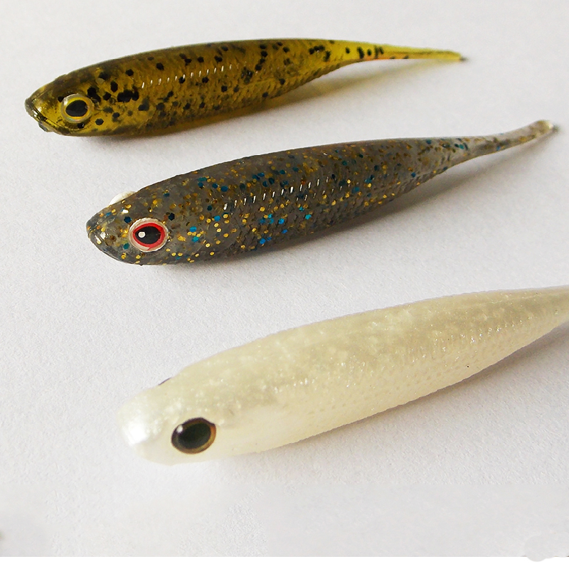 Esfishing i shad brilhante 10  - Fishing Lure Soft Plastic avaliação e preço